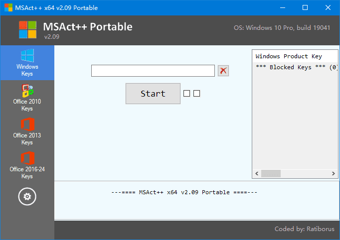 MSAct++(Windows和Office激活工具) v2.09 绿色版