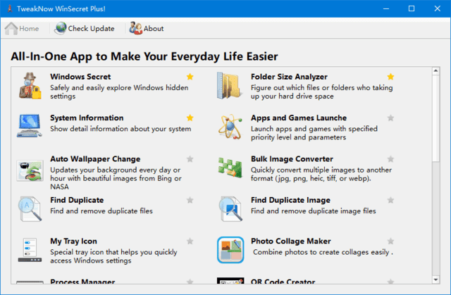 TweakNow WinSecret Plus!(系统优化软件) v6.1.8 便携版